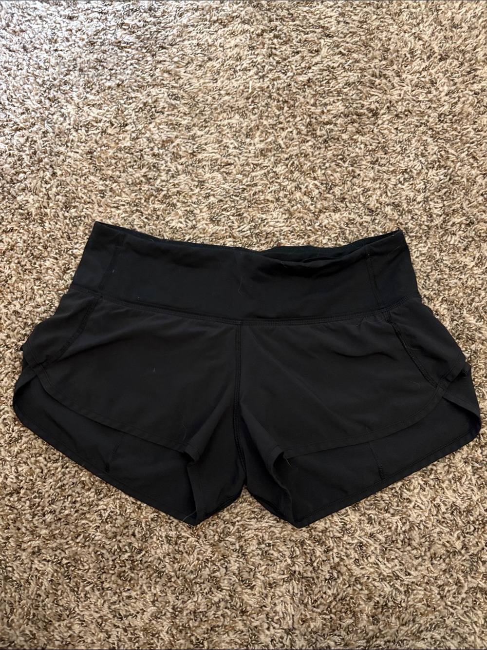 lululemon athletica Black Women's Running Shorts